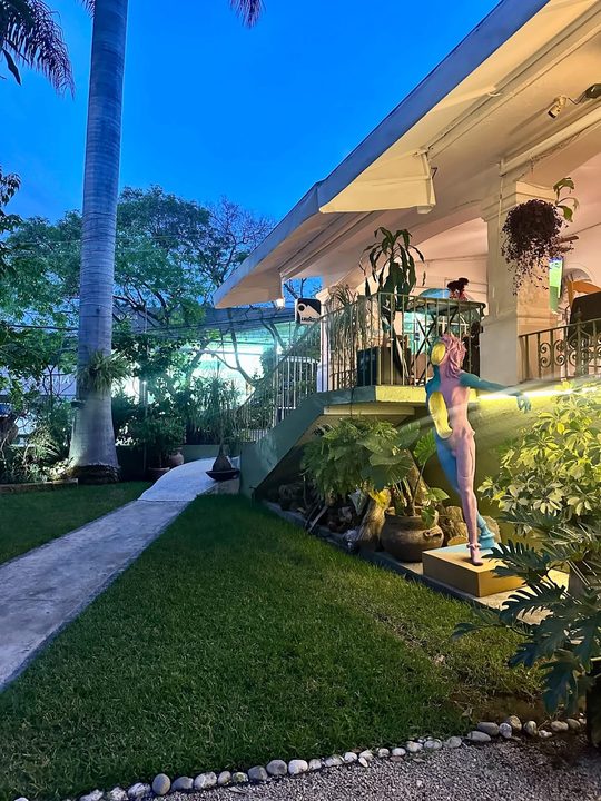 Jardín exterior
